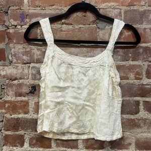 Papillon Blanc Cream Floral Camisole